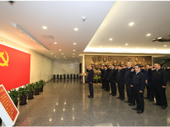 許繼集團黨組書記、董事長一行赴上海電力開展黨史學習教育并講黨課