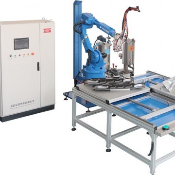 過濾器密封點(diǎn)膠機(jī)，濾清器發(fā)泡機(jī)，