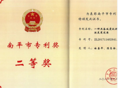 喜訊！虹潤(rùn)公司獲得南平市專利獎(jiǎng)