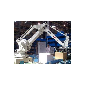 塑料顆粒碼垛機(jī)器人自動(dòng)碼垛機(jī)械手