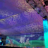 深圳投影紗幕 全息投影膜 裸眼3D投影紗幕 正背投影舞臺(tái)網(wǎng)紗