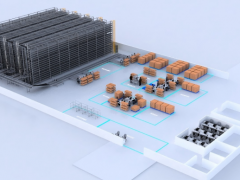 美儀立體倉庫與AGV智能搬運(yùn)系統(tǒng)投用